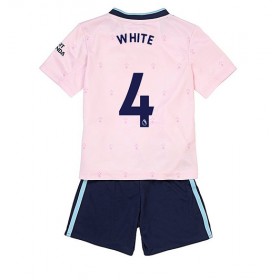 Baby Fußballbekleidung Arsenal Benjamin White #4 3rd Trikot 2022-23 Kurzarm (+ kurze hosen)